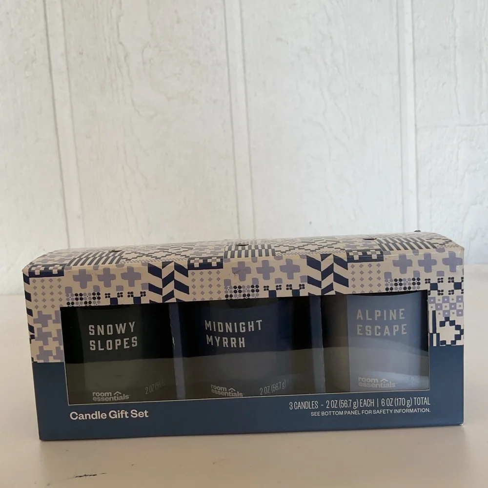 Target Room Essentials Candle Trio NWT